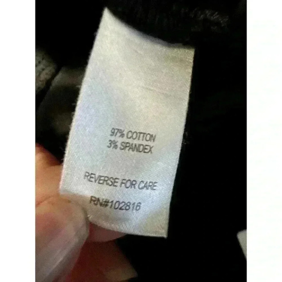 Garnet Hill Black Essential Slim Velvet Pants Size 8 Velour Business Casual - Picture 6 of 7